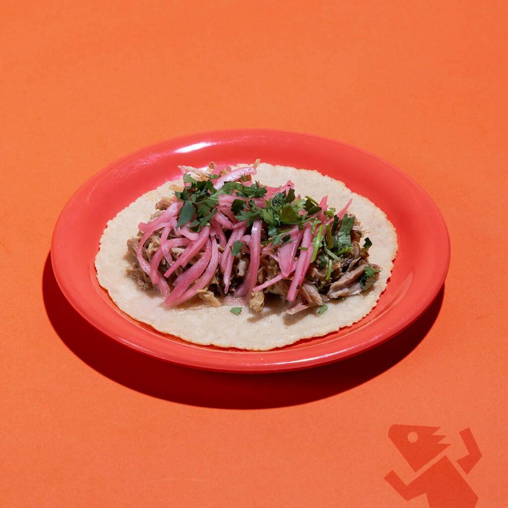 Cochinita Pibil Verde Taco
