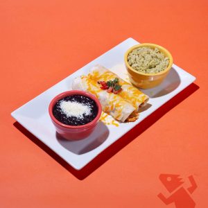 Roasted Chicken Enchilada w/ Sour Cream Sauce (GF)