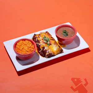 Cheese Enchilada w/ Chile Con Carne (GF)